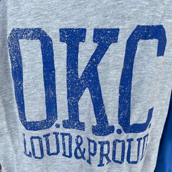 Women’s NBA OKC Thunder Hooded Zip Front Jacket Size 2XL - Picture 10 of 12